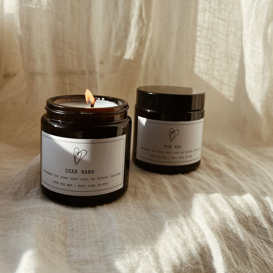 100% Soy Wax Scented candle - Sandalwood & patchouli - For you