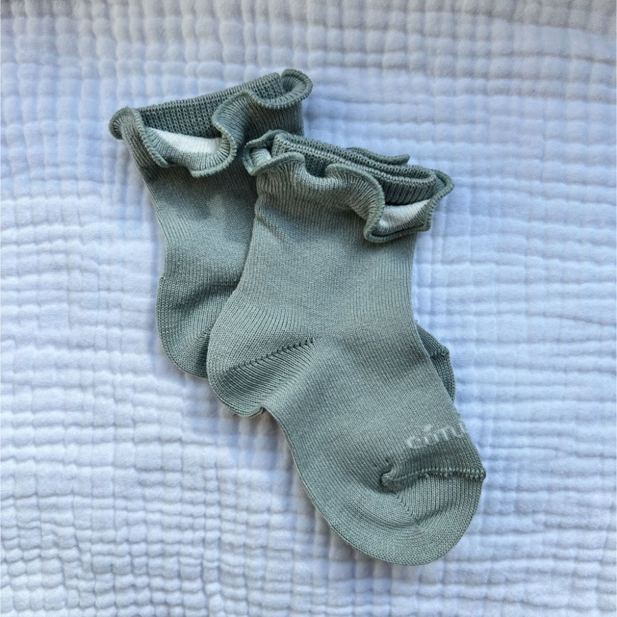 Sokken met gekruld randje - Natuurlijke tinten