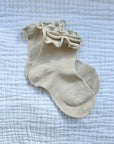 Sokken met gekruld randje - Natuurlijke tinten
