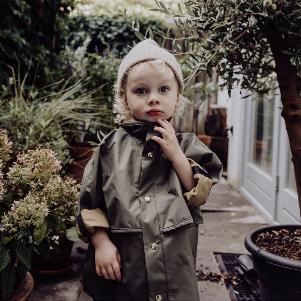 Fairechild Raincoat - 100% Recycled Rain Coats 1-2Y / Falce Indigo