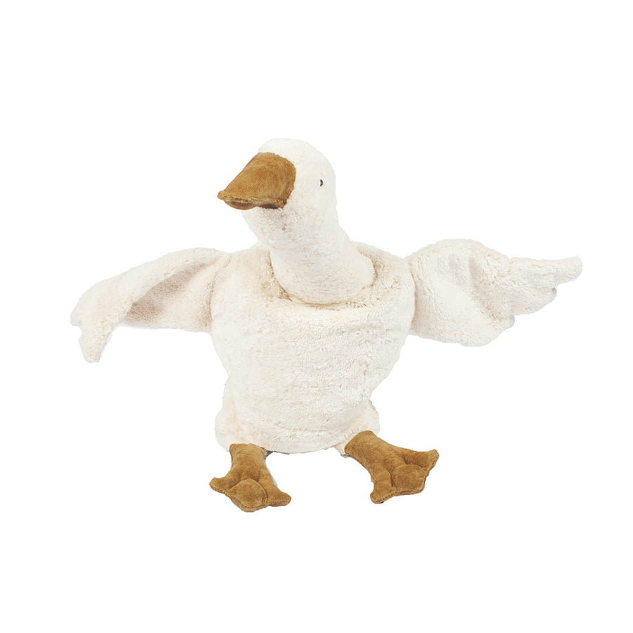 Senger Naturwelt - Cuddly Animal - Goose Small White - Warming Pillow - Zoenvoorgust.com