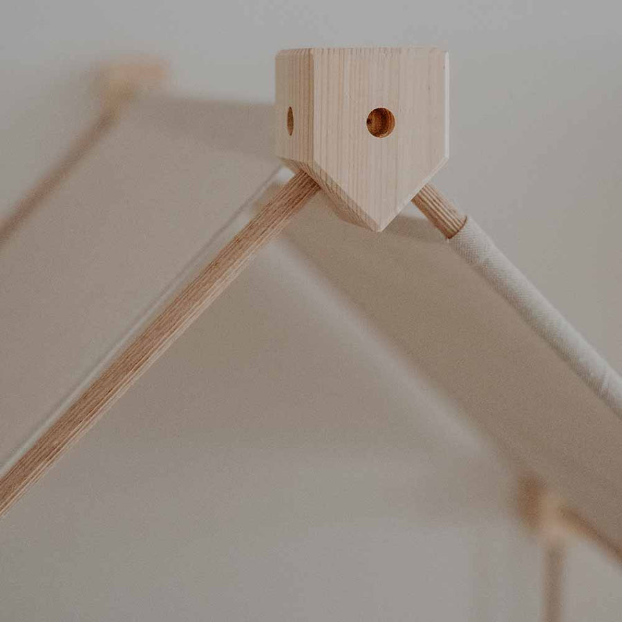 Building game - Wooden construction - Organic cotton