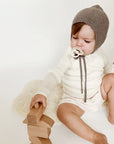 Hvid - Bonnet - Baby hat - Beanie - Zoenvoorgust.com