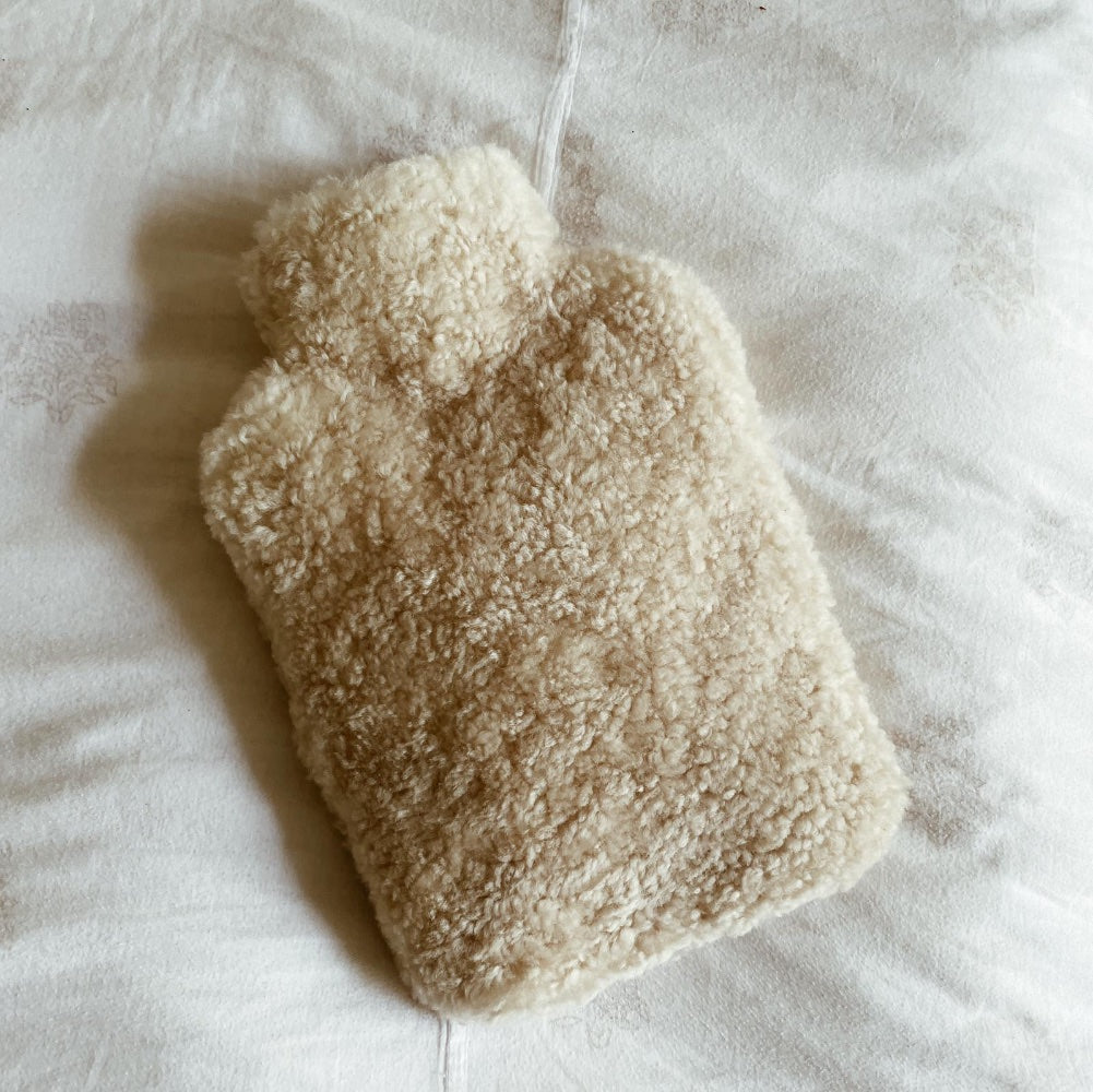 Shepherd of Sweden Hot Water Bottle Cover - Sheepskin Baby care Creme