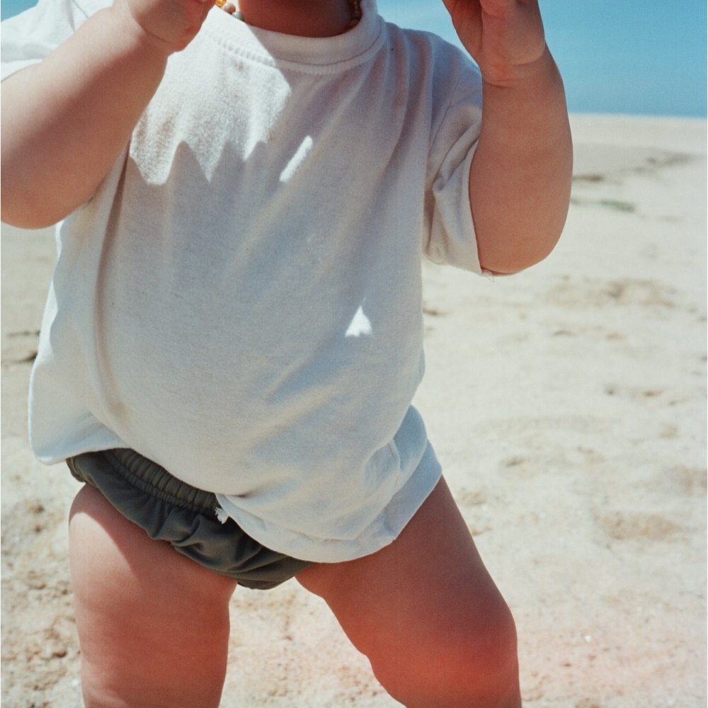 Ina Reusable Swim Nappy - Sustainable Swimwear Sand / X- Small / 4kg - 6kg