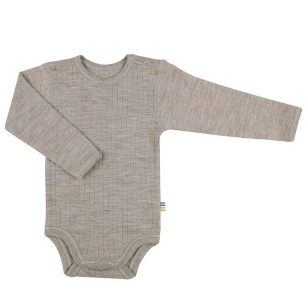 Joha Body - Long Sleeve - 100% Wool Rompers Sesame melange / 50